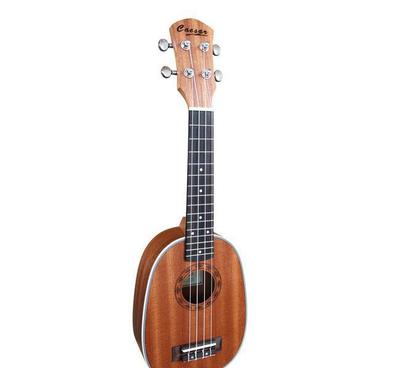 尤克丽丽21寸吉他U-213B 全沙比利菠萝形琴行吉他